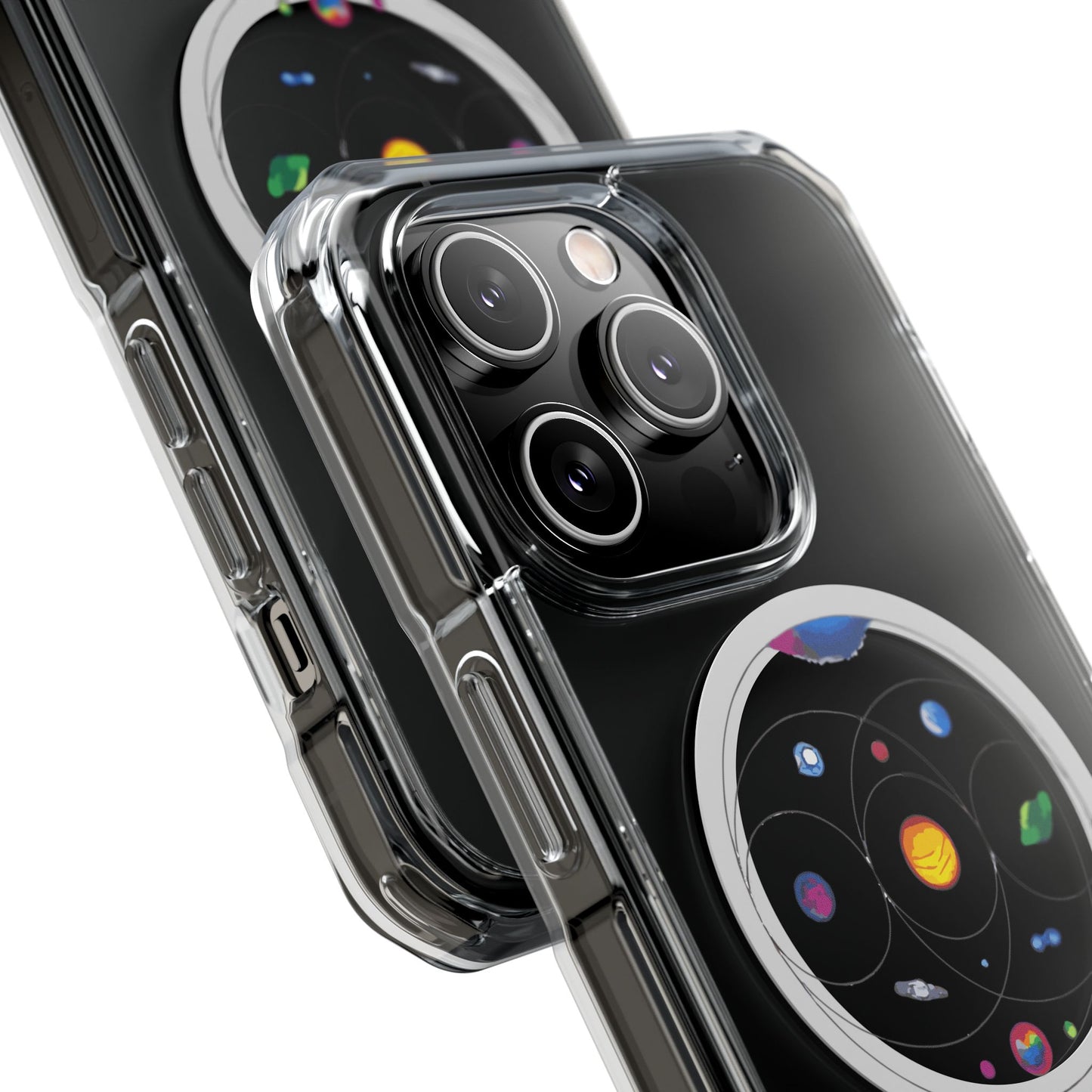 Colorful Planetary Orbit Diagram Magnetic Clear Impact case