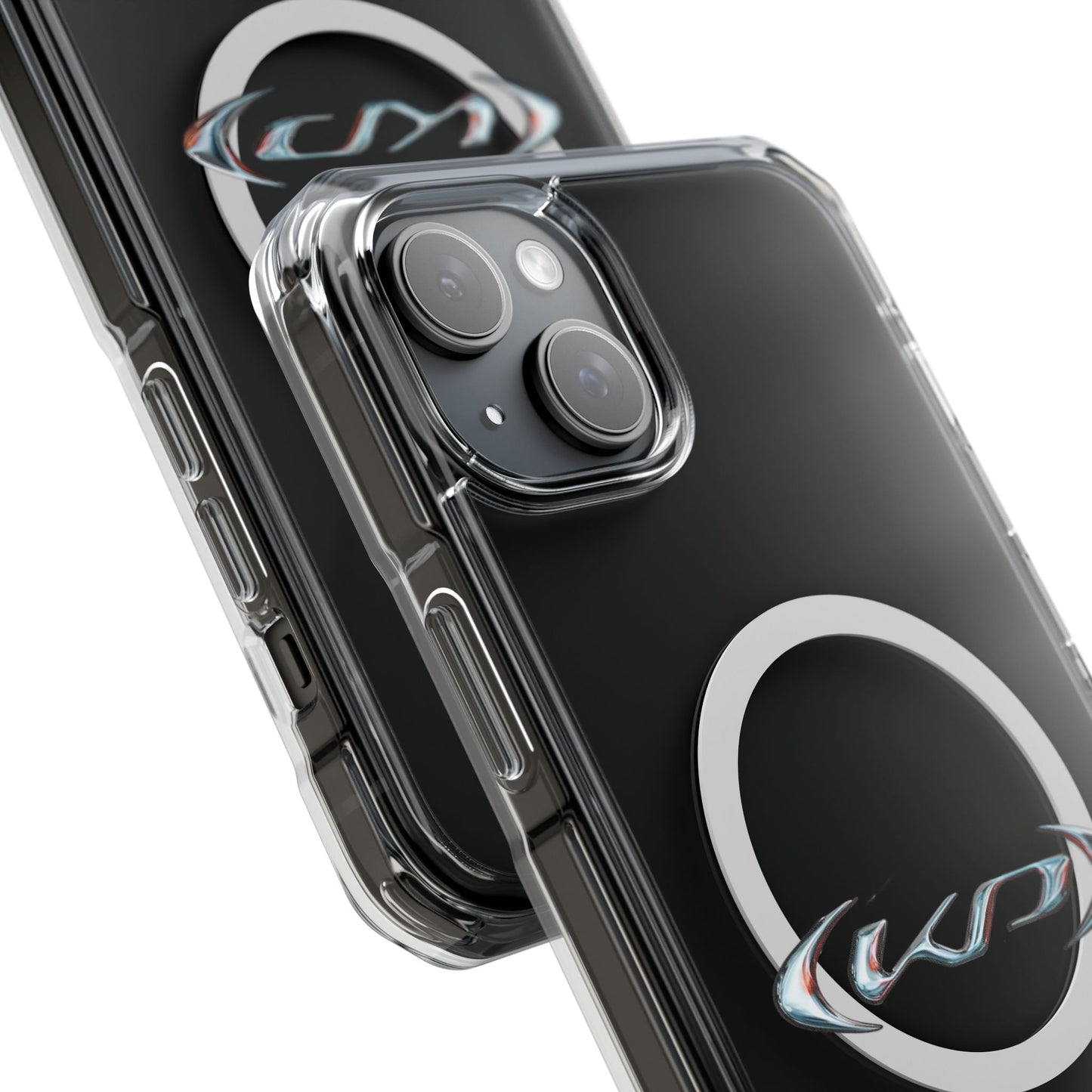 Neon‑Gradient Rua Magnetic Clear Impact cases