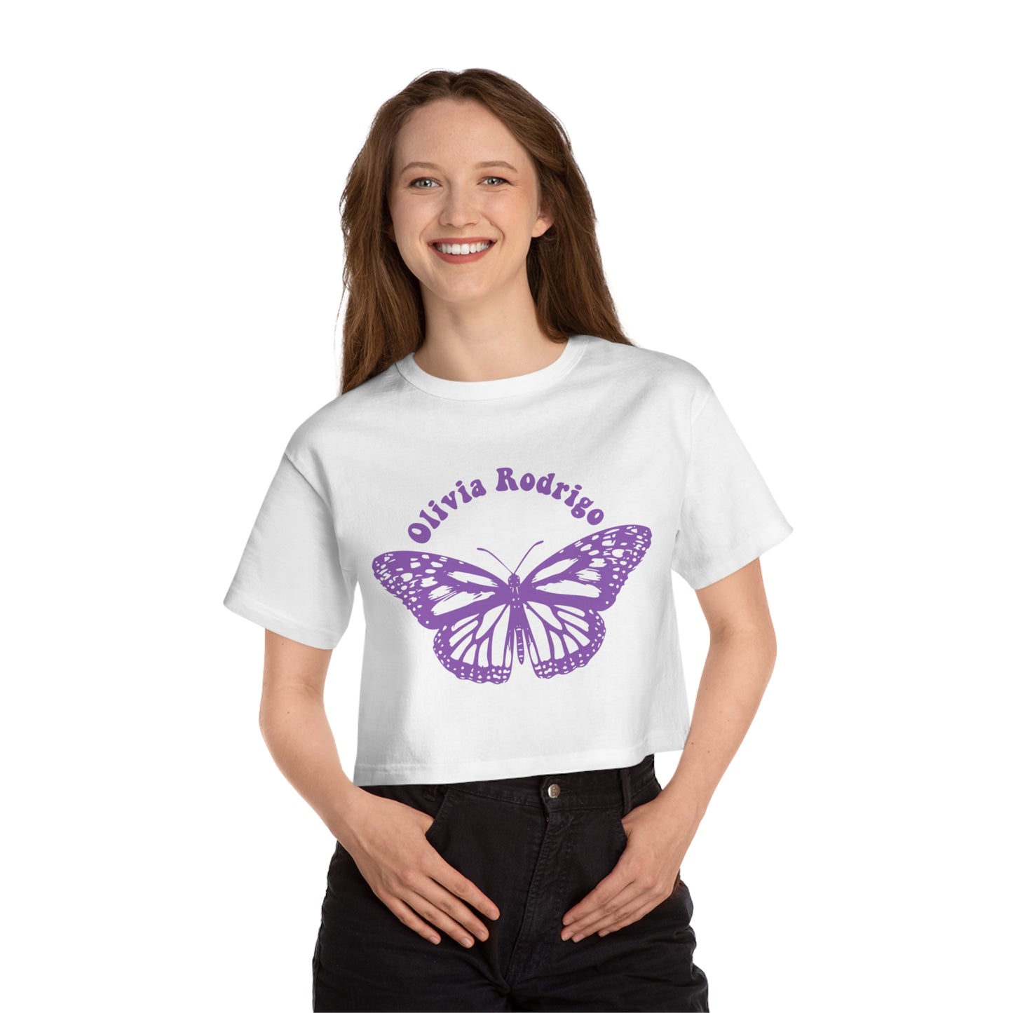 Olivia Rodrigo Women's Cropped t-shirt - With Butterfly