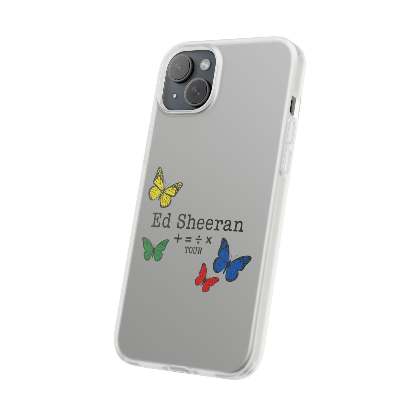 Flexi Case – Ed Sheeran butterfly edition (iPhone X–16 Pro Max)