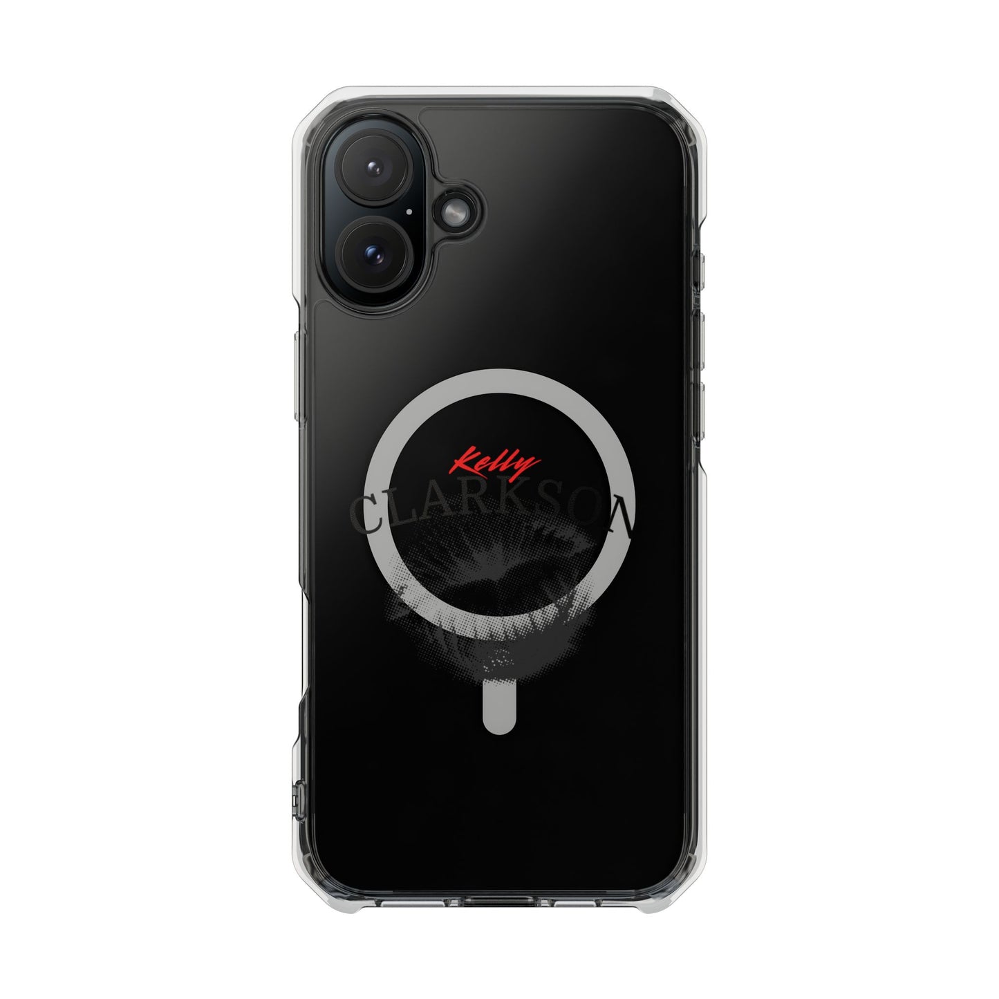 Retro Kiss Sound Magnetic clear Impact Case