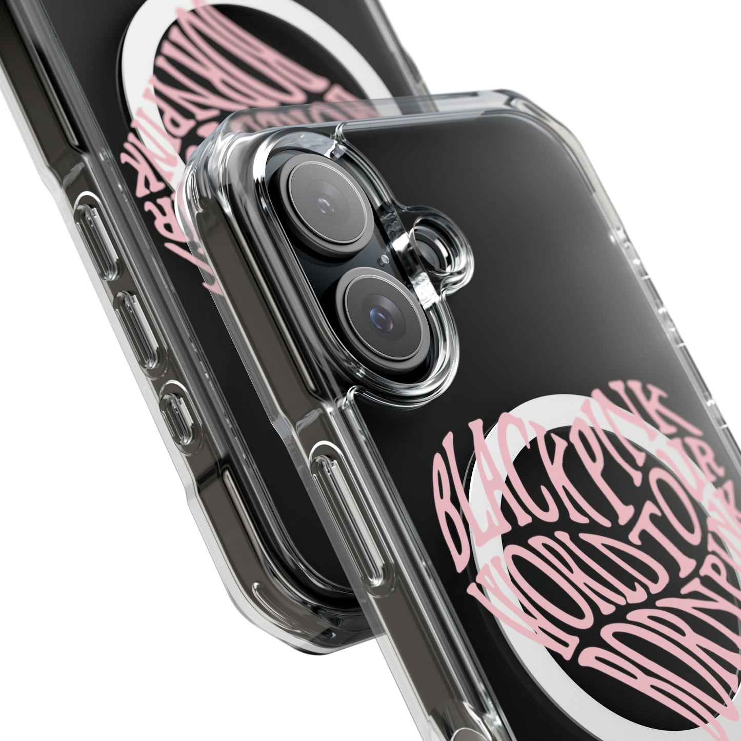 Born Pink Heart Typography - Magnetic Clear Impact Case