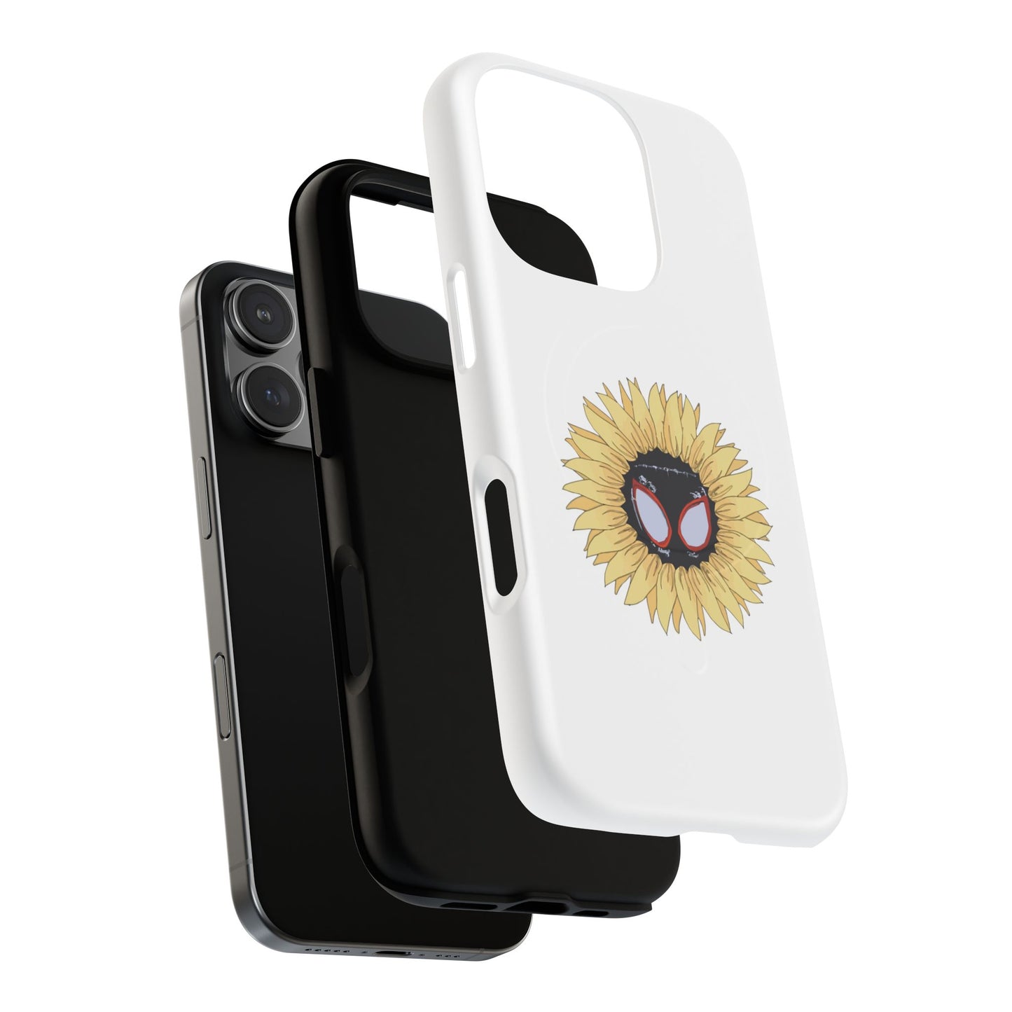 Sunflower Mask Illustration Tough Magnetic Case
