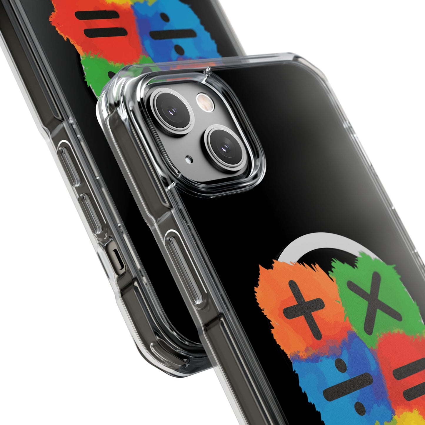 Orange Equals Symbol Magnetic Clear Impact Case