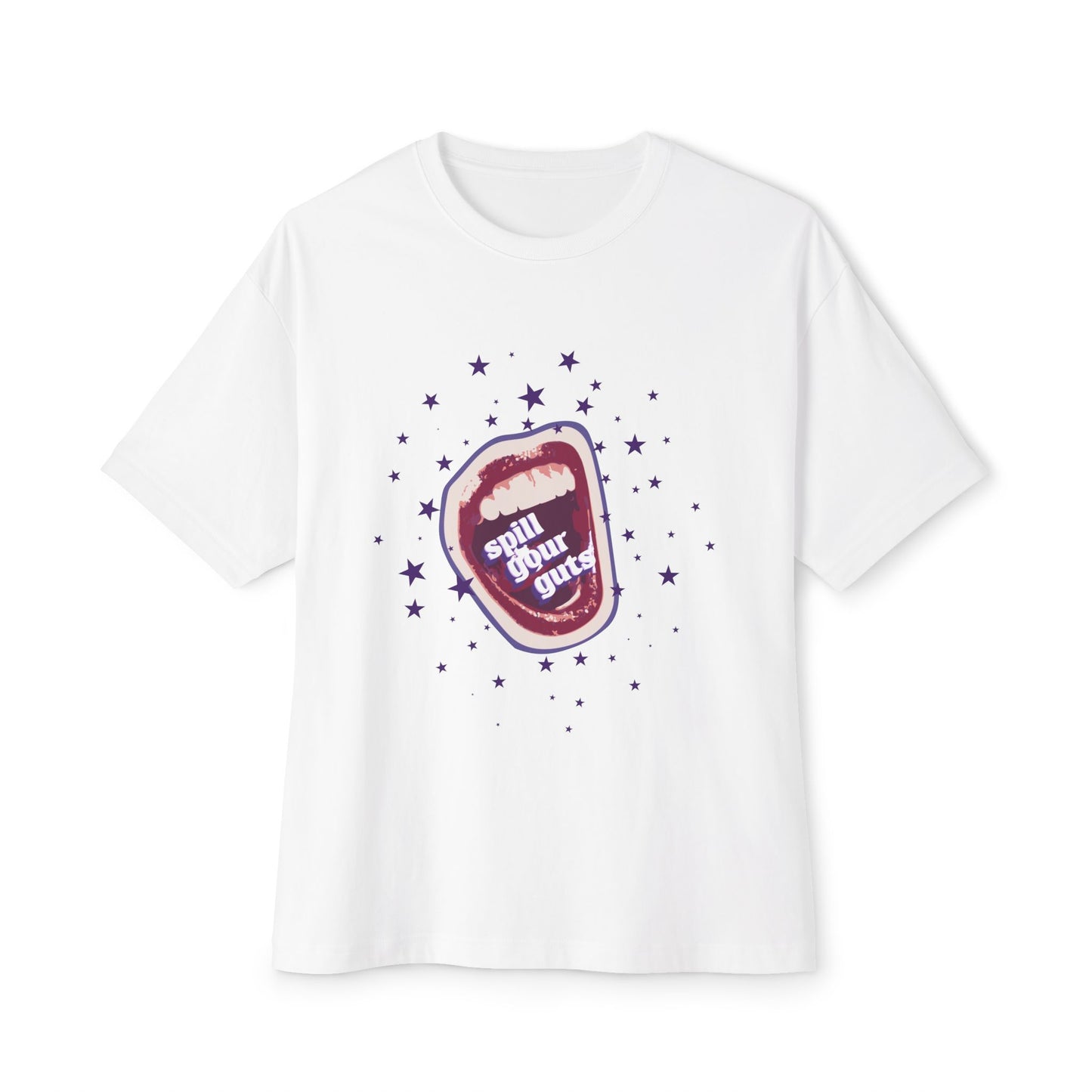Spill Your Guts Scream-Oversized Tee