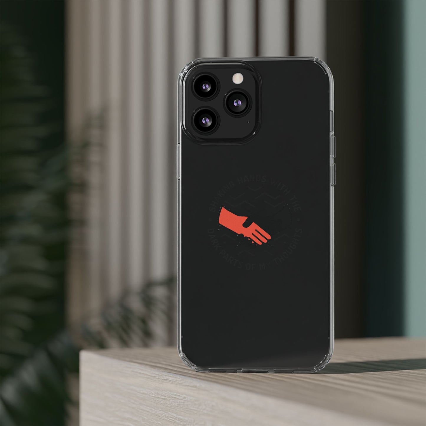 Dark Grip Clear Case