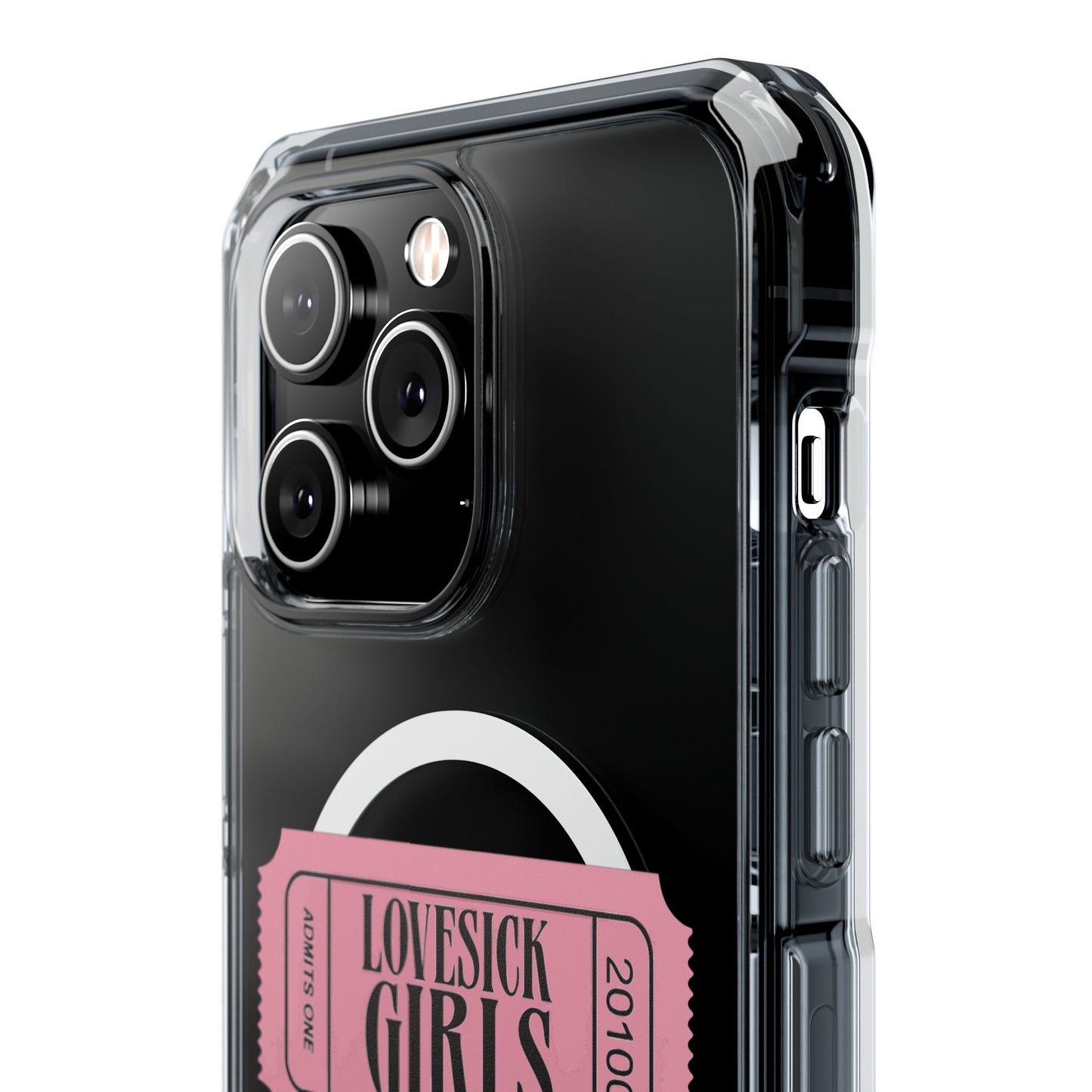 Lovesick Girls Ticket - Magnetic Clear Impact Case