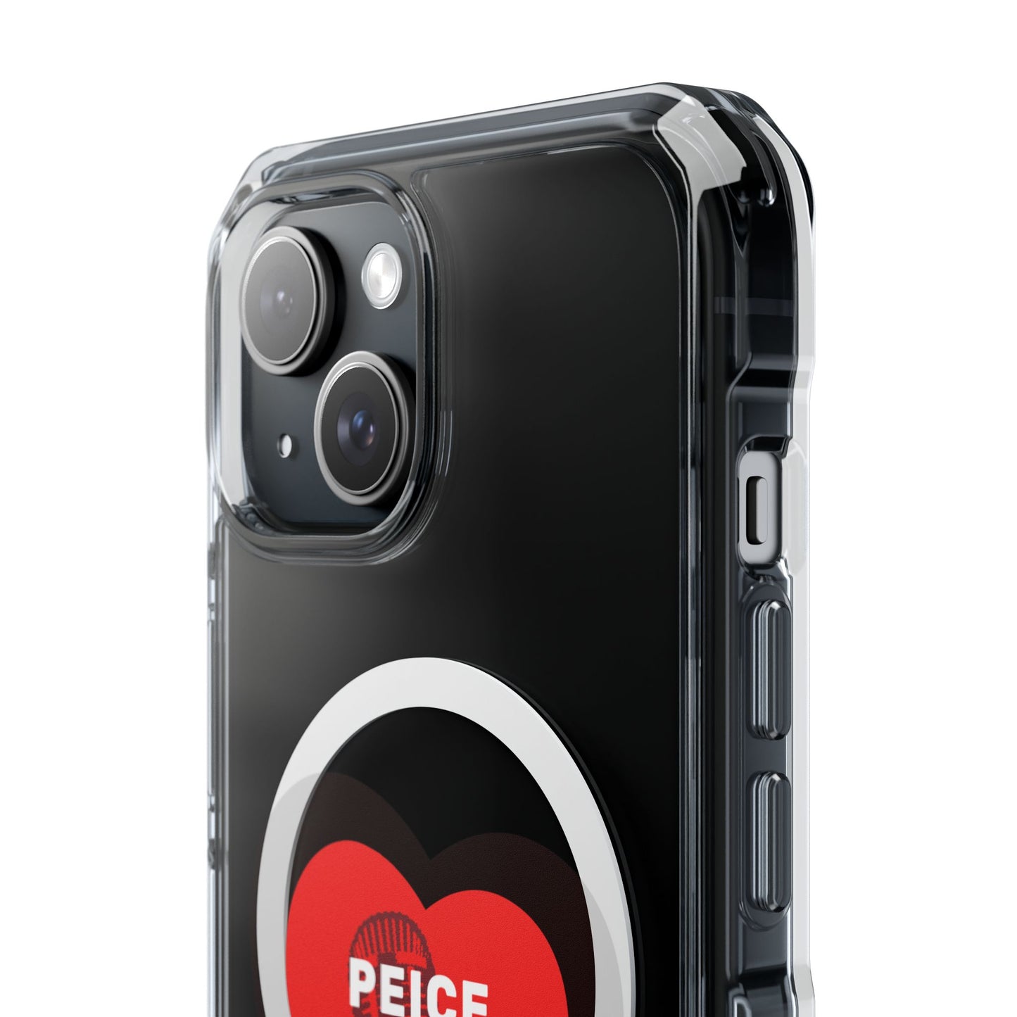 Piece by Piece Mic Drop Magnetic clear Impact Case