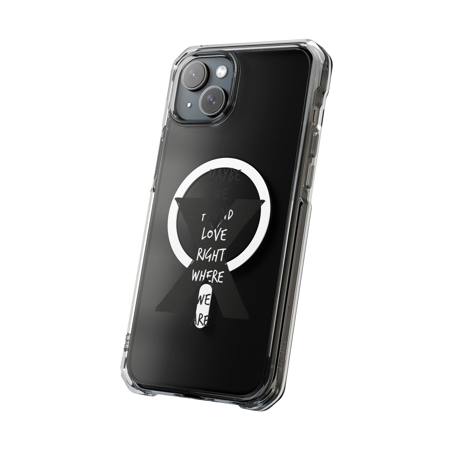 Abstract Paw and Brush Stroke Magnetic Clear Impact Case