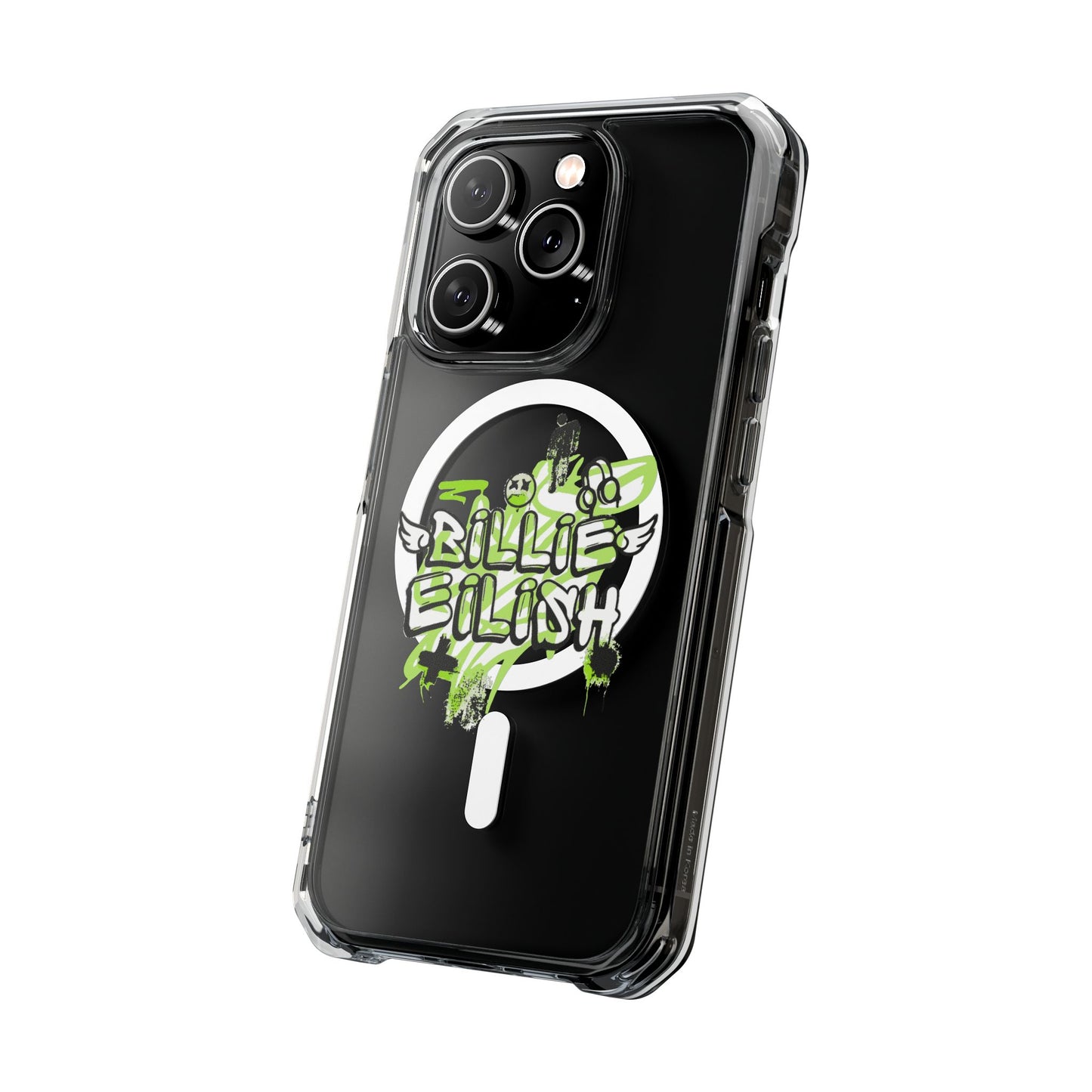 Grunge Angel Graffiti Magnetic Clear Impact Case