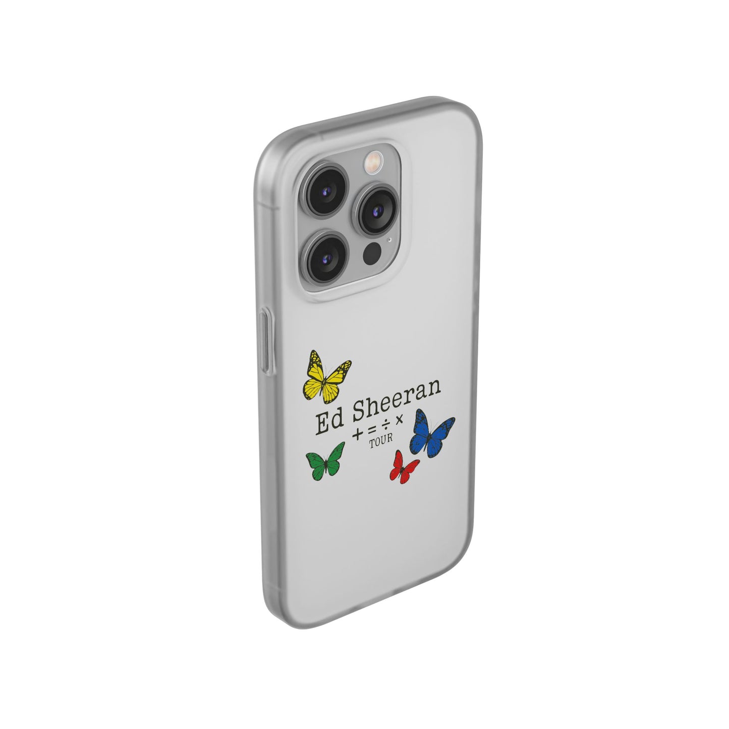 Flexi Case – Ed Sheeran butterfly edition (iPhone X–16 Pro Max)