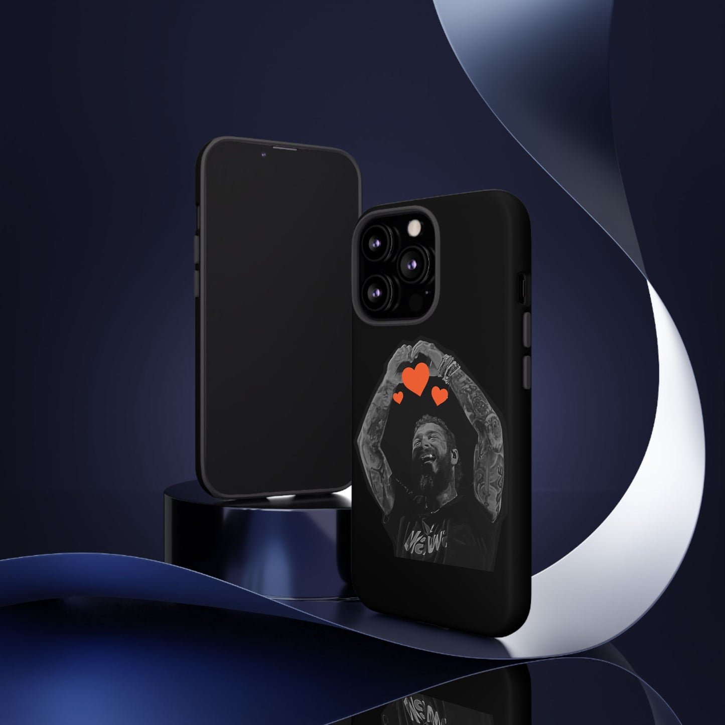 Tough iPhone Case (12–16 Pro Max) – Post Malone Heartfelt Wishes