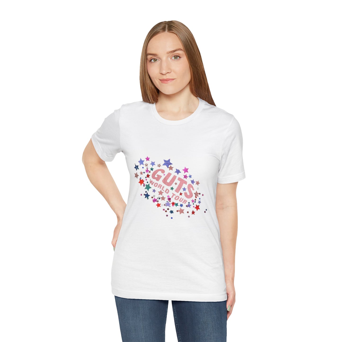 Olivia Rodrigo Unisex Jersey Short Sleeve Tee - Guts World Tour