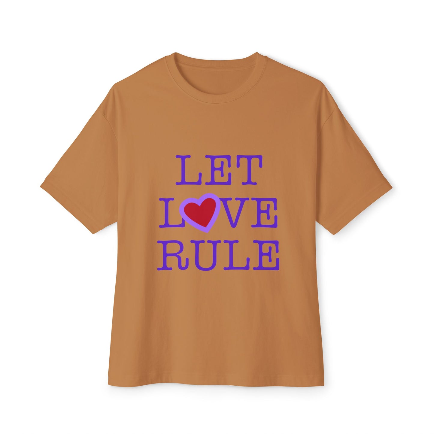 Let Love Rule (Remix) Unisex Oversized Boxy tee