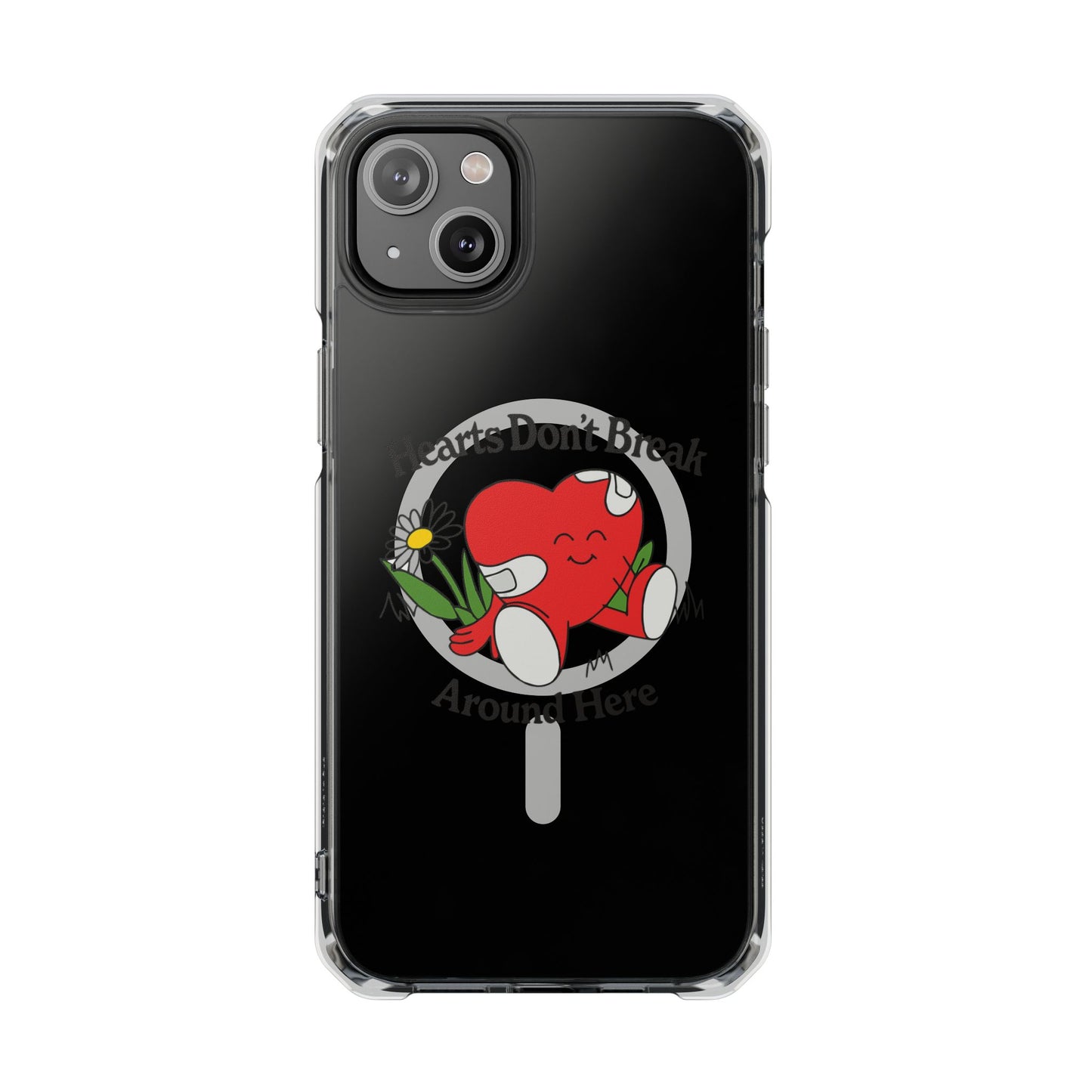 Abstract Guitar Sketch Magnetic Clear Impact Case