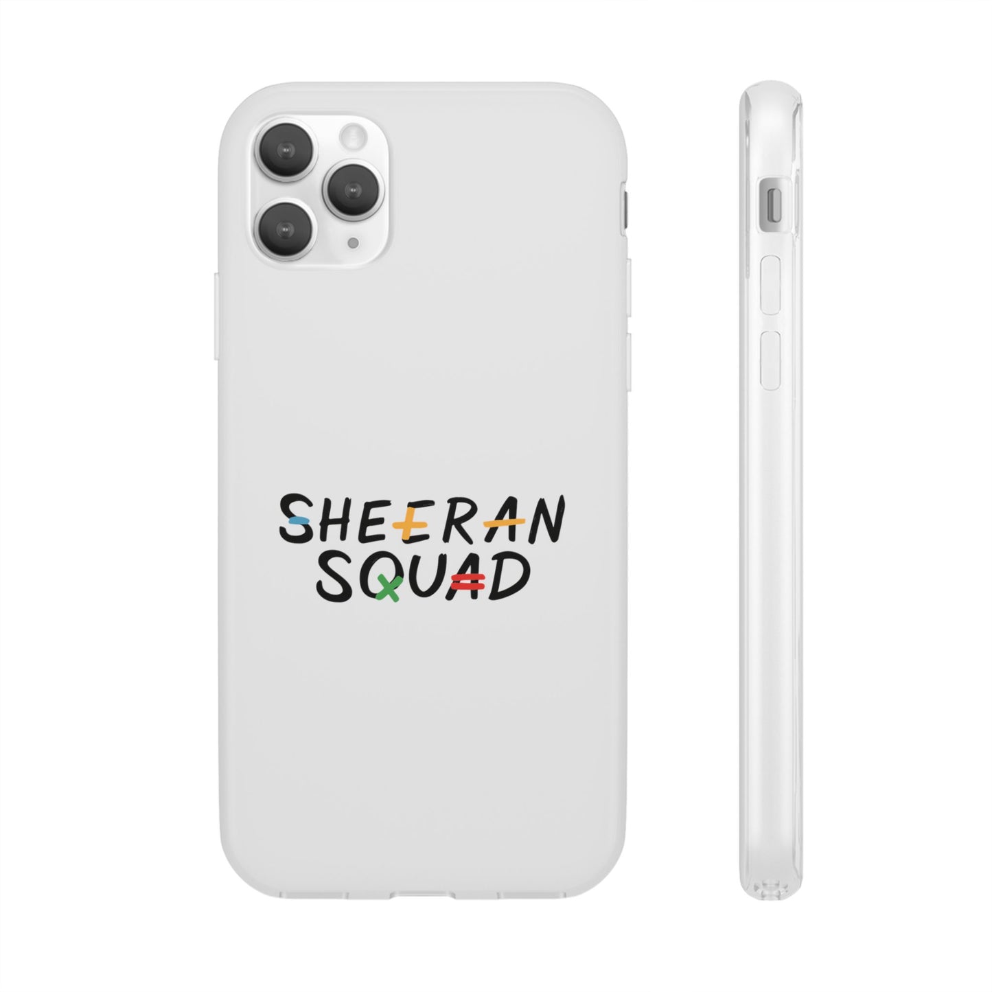 Ed Sheeran Squad Flexi iPhone Case | Minimal & Sleek