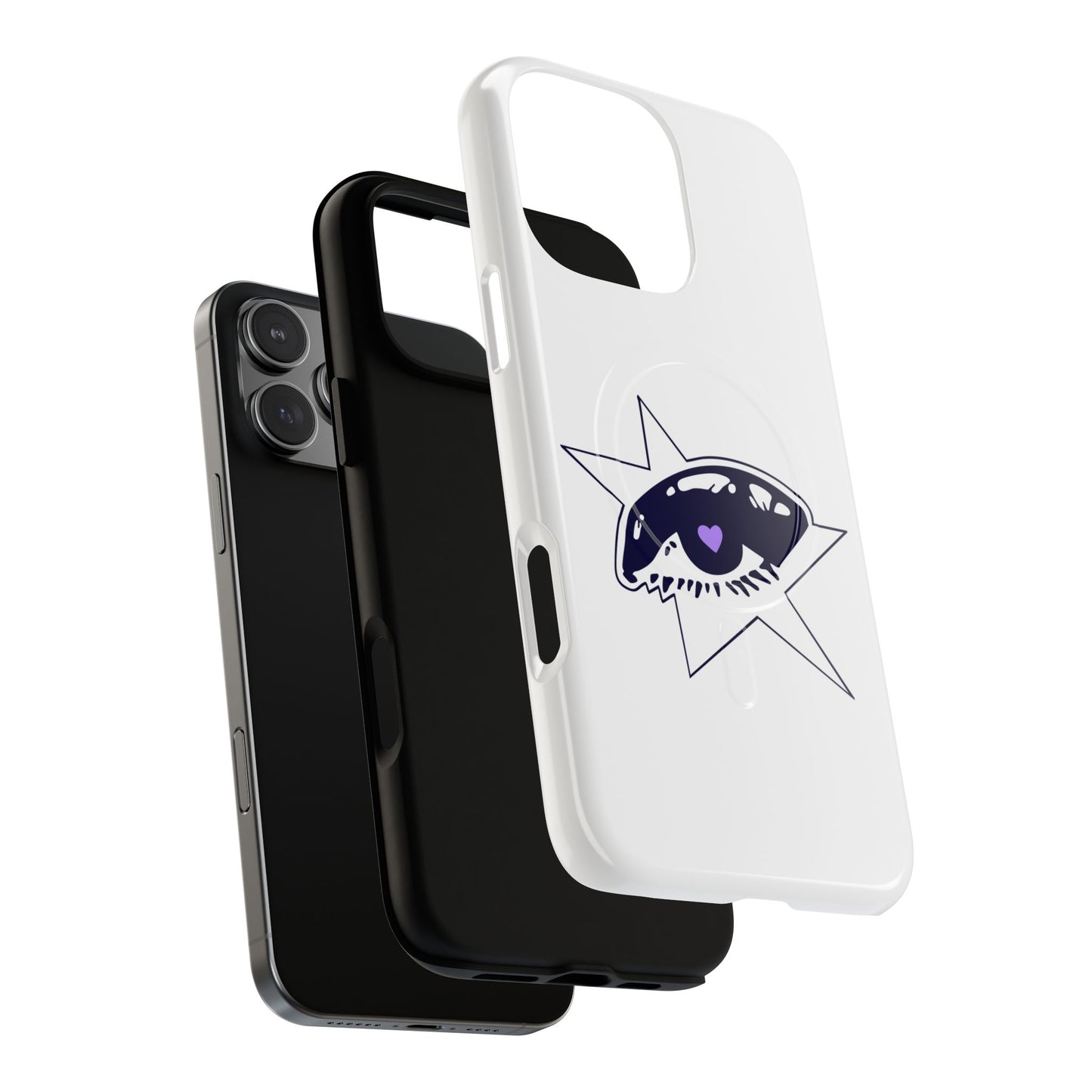 Purple Starry Eye Tough Magnetic phone case
