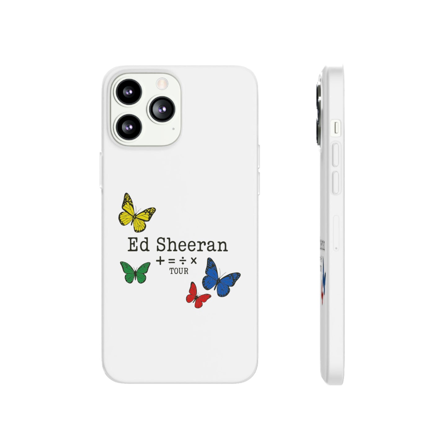 Flexi Case – Ed Sheeran butterfly edition (iPhone X–16 Pro Max)