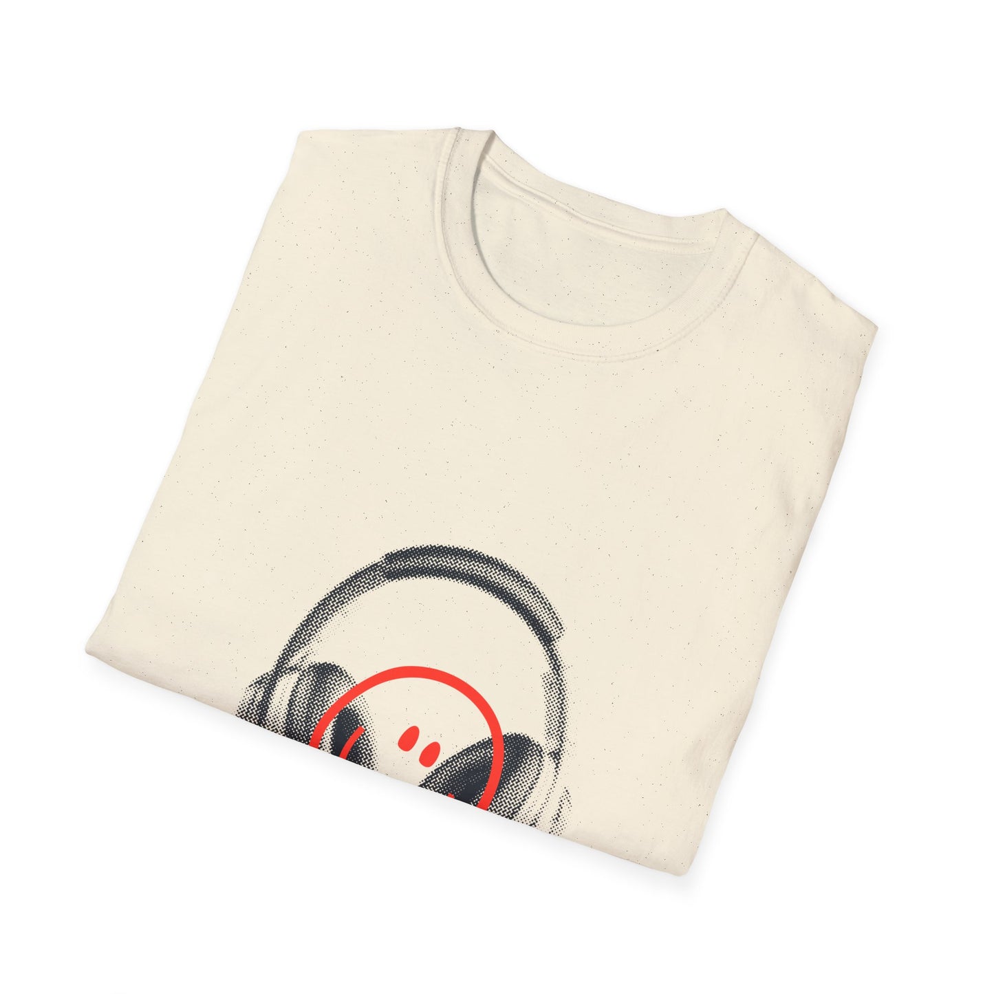 Smiley Beats Graphic Unisex Softstyle Tee