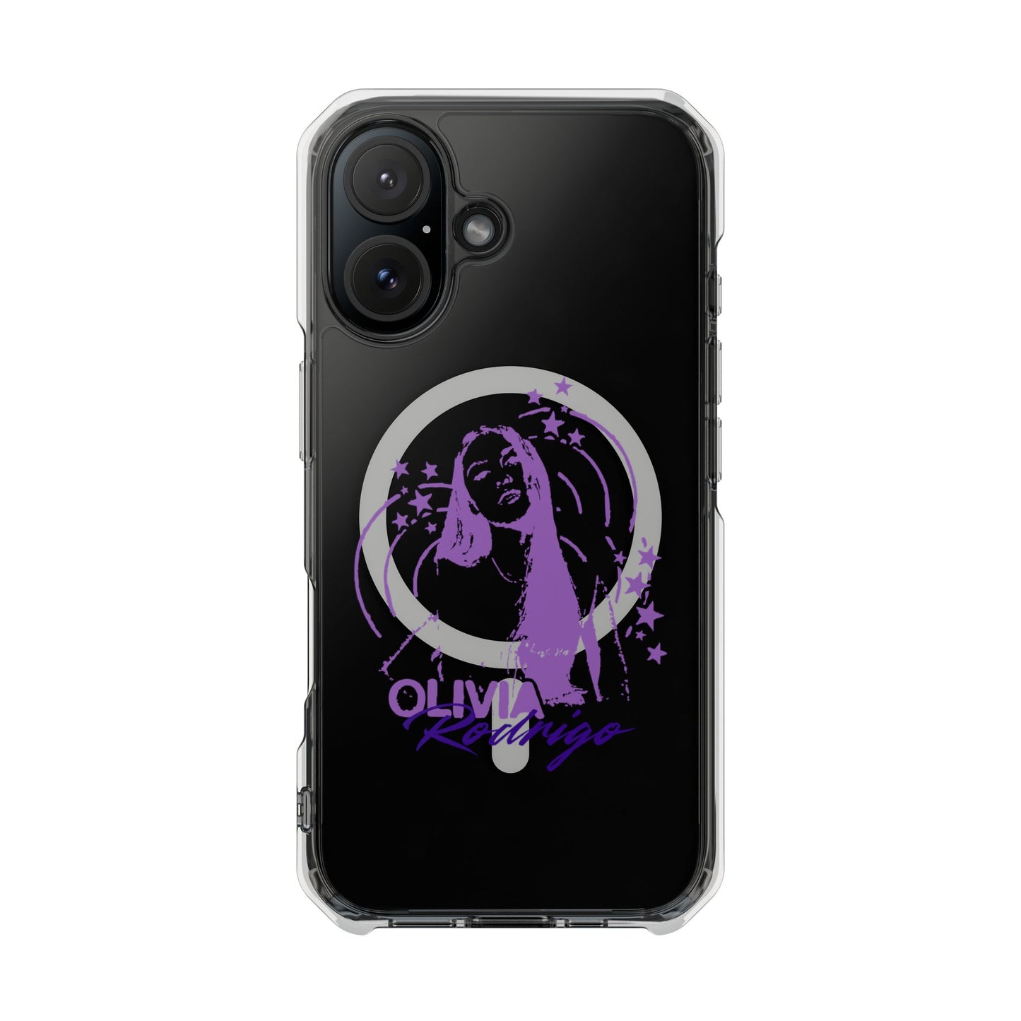 Olivia Rodrigo Star Portrait Magnetic Clear Impact Case