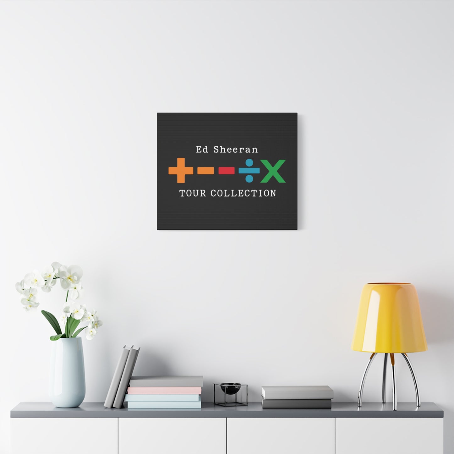Matte Stretched Canvas, 1.25" Depth – Ed Sheeran Black Edition