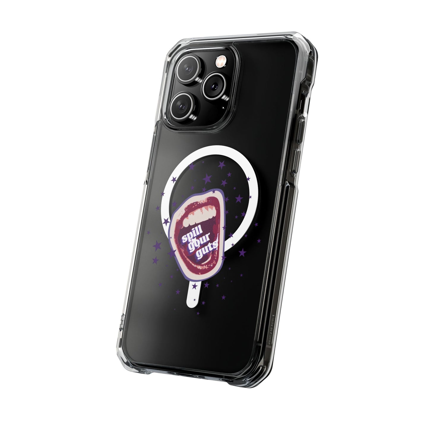 Spill Your Guts Scream Magnetic Clear Impact Case