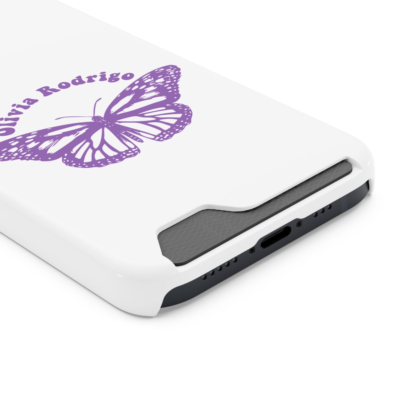 Phone Case + Card Holder For Iphone 13 – Olivia Rodrigo With Butterfly | Edition
