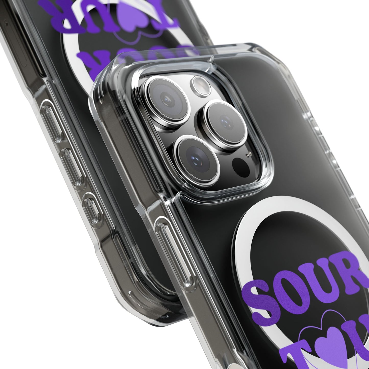 SOUR TOUR Heart Magnetic Clear Impact Case