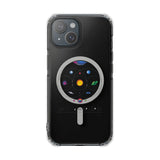 Colorful Planetary Orbit Diagram Magnetic Clear Impact case