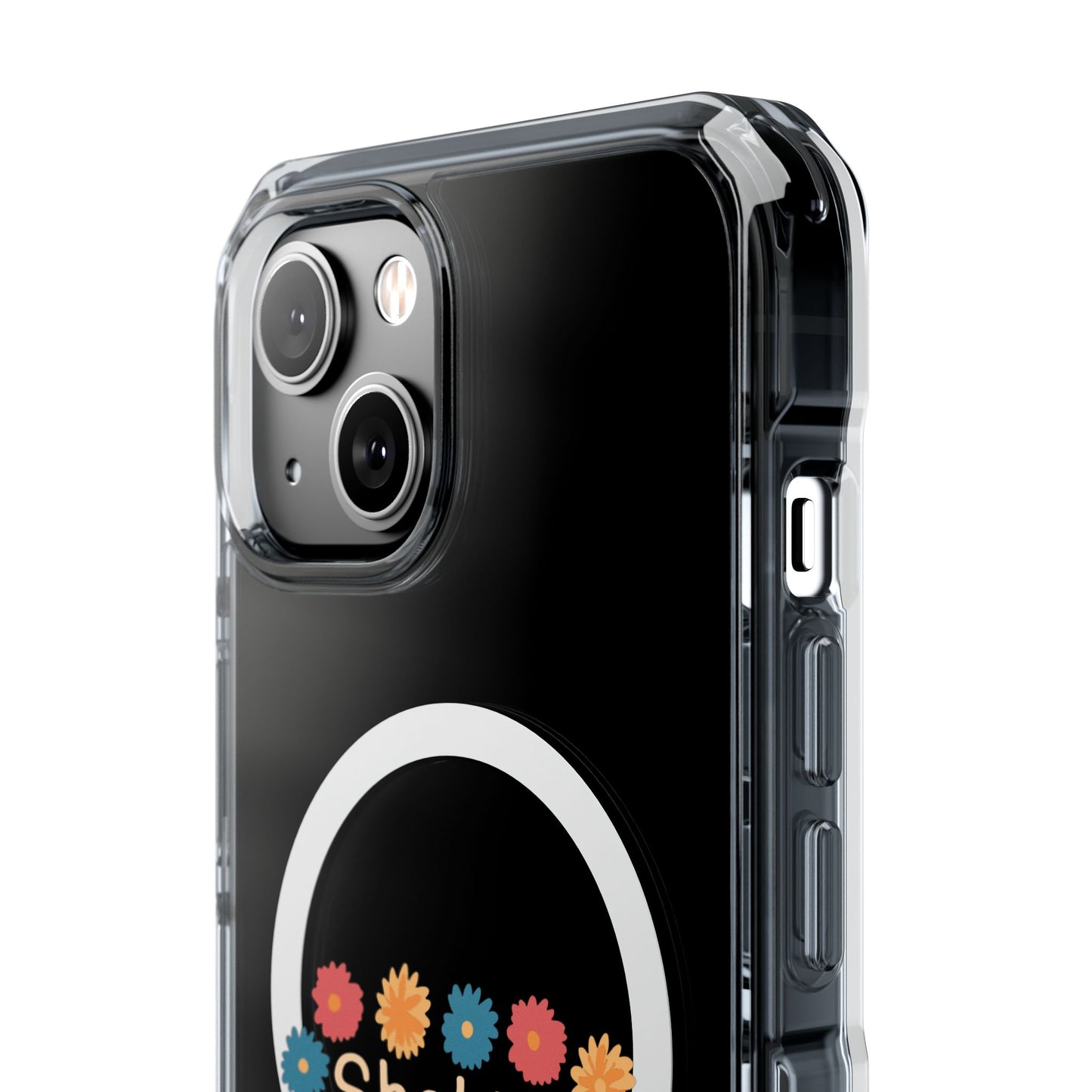 Retro Floral Groove Clear Impact case