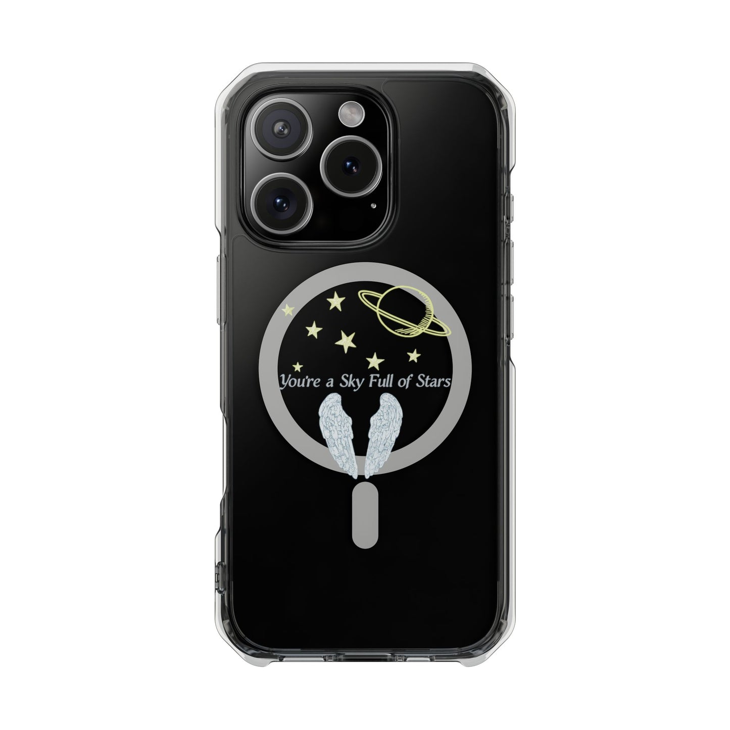 Starry Sky Wings Magnetic Clear Impact case