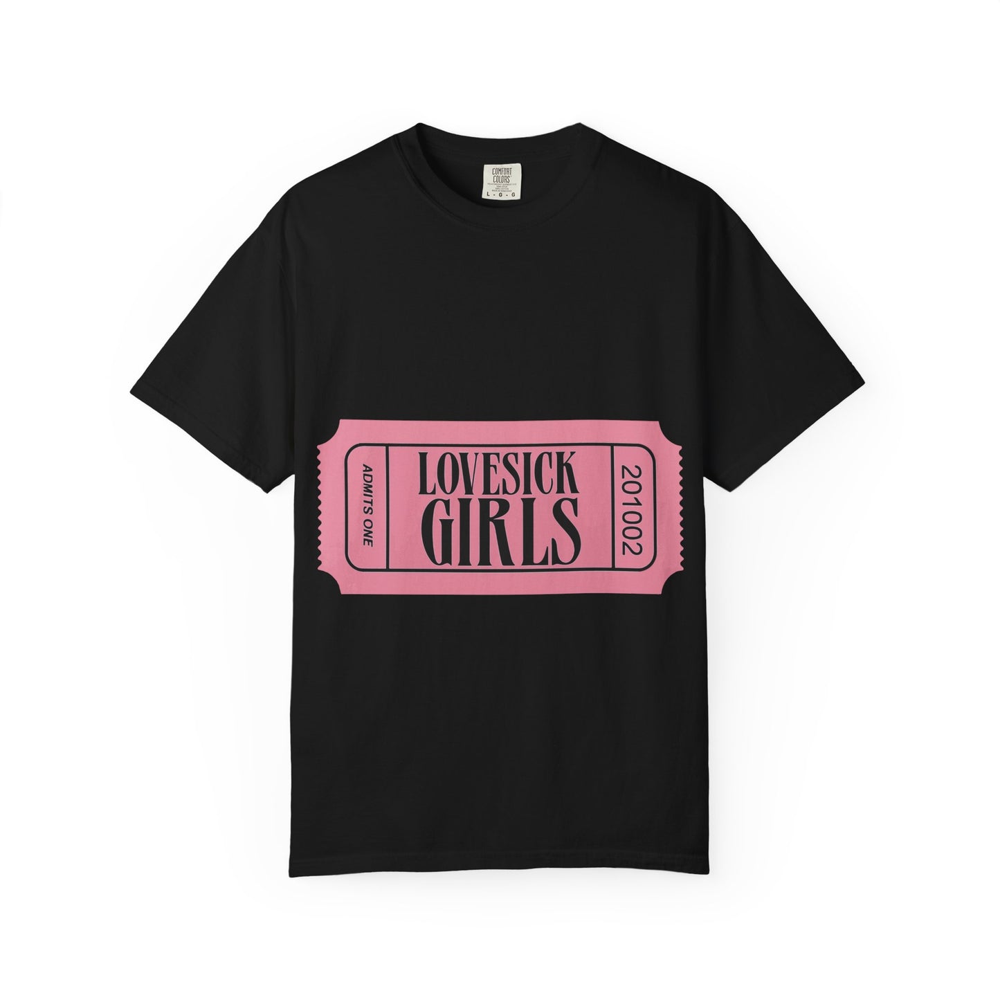 Lovesick Girls Ticket – Dyed T-shirt