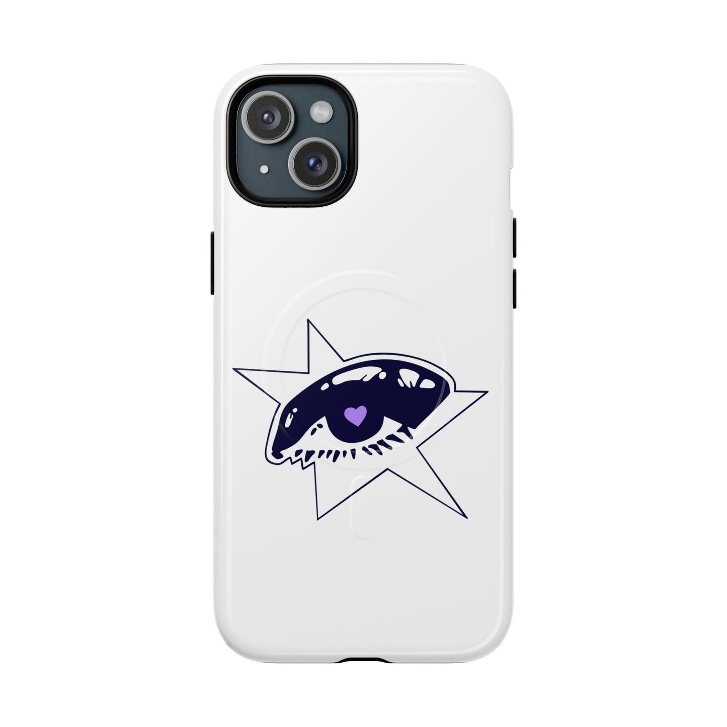 Purple Starry Eye Tough Magnetic phone case
