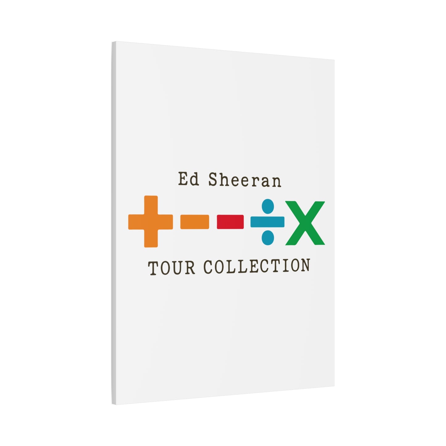 Matte Stretched Canvas, 1.25" Depth – Ed Sheeran Edition