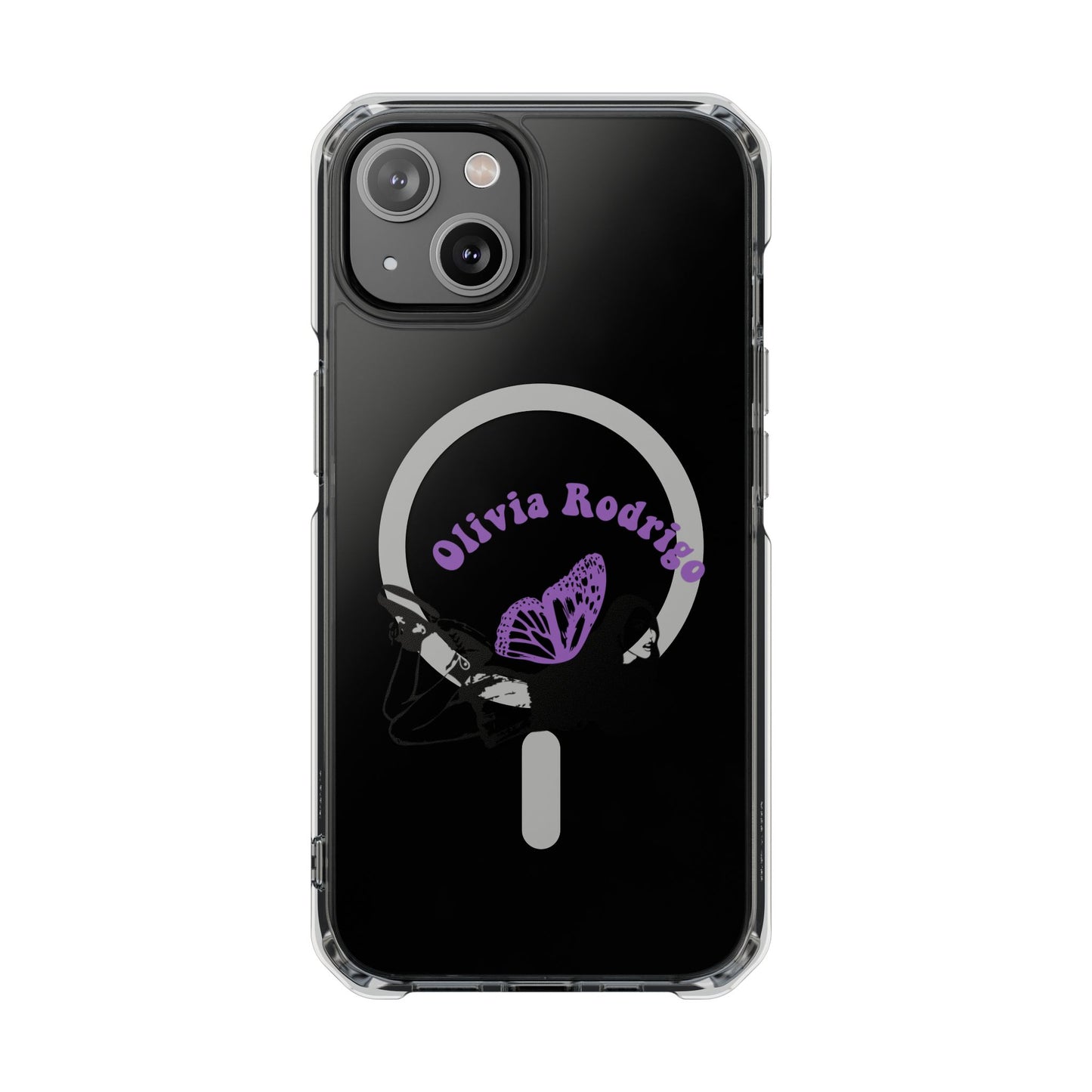 Olivia Rodrigo Butterfly Arc Magnetic Clear Impact Case