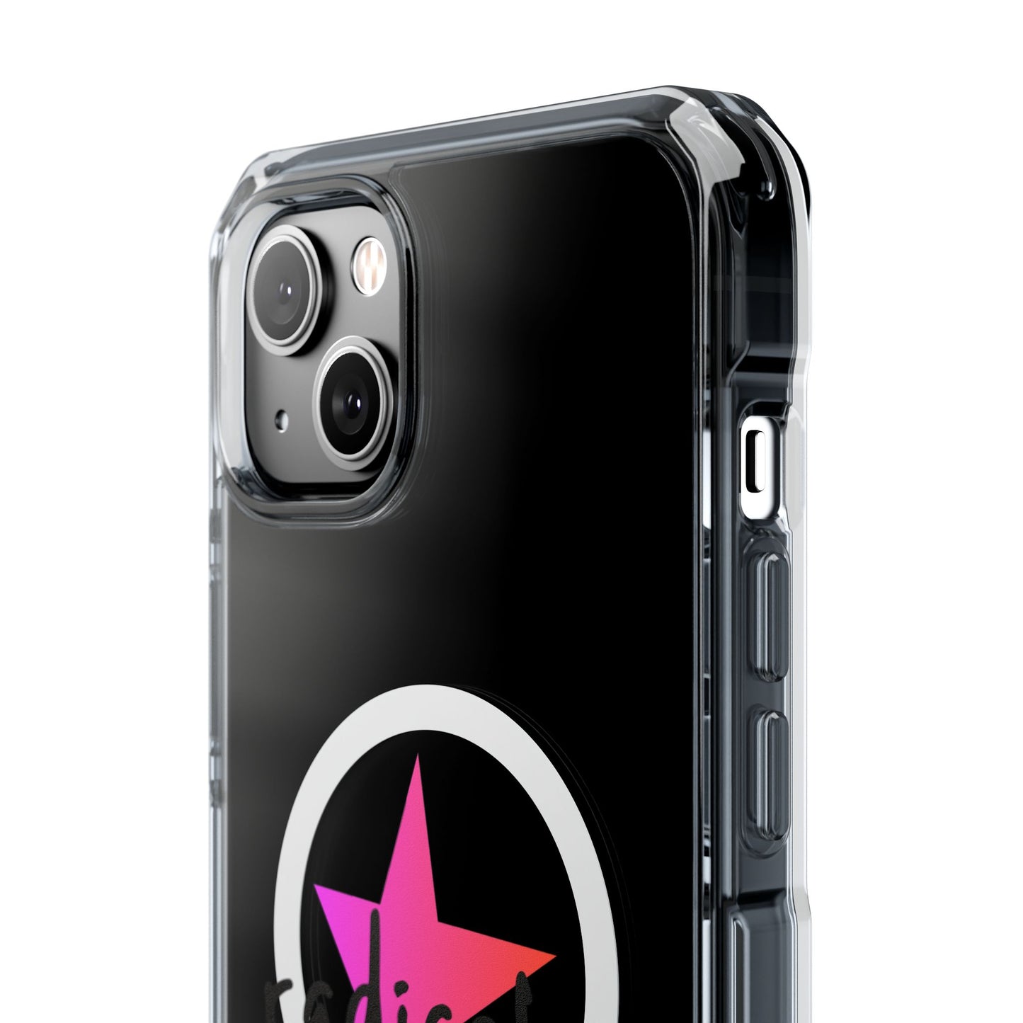 Flame Script Statement Magnetic Clear Impact case