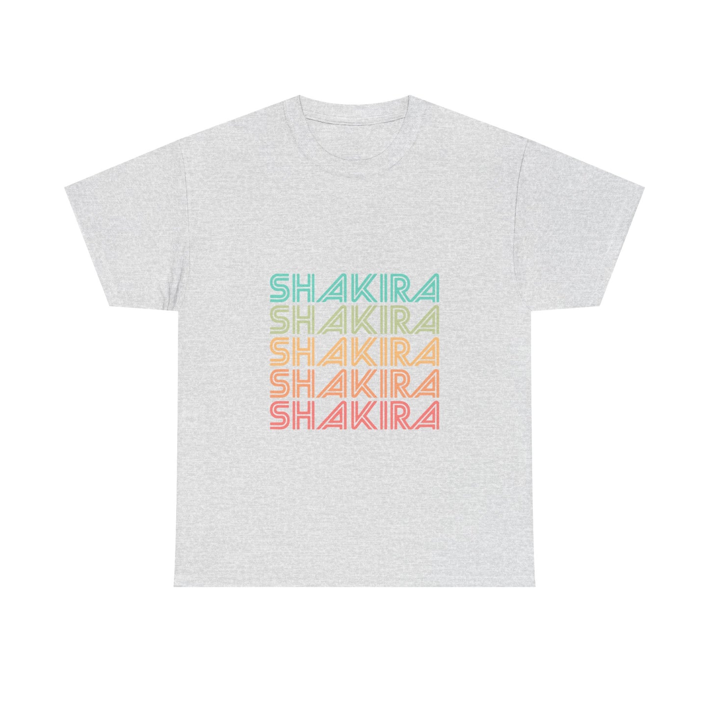 Retro Pop Lines Unisex Heavy cotton tee