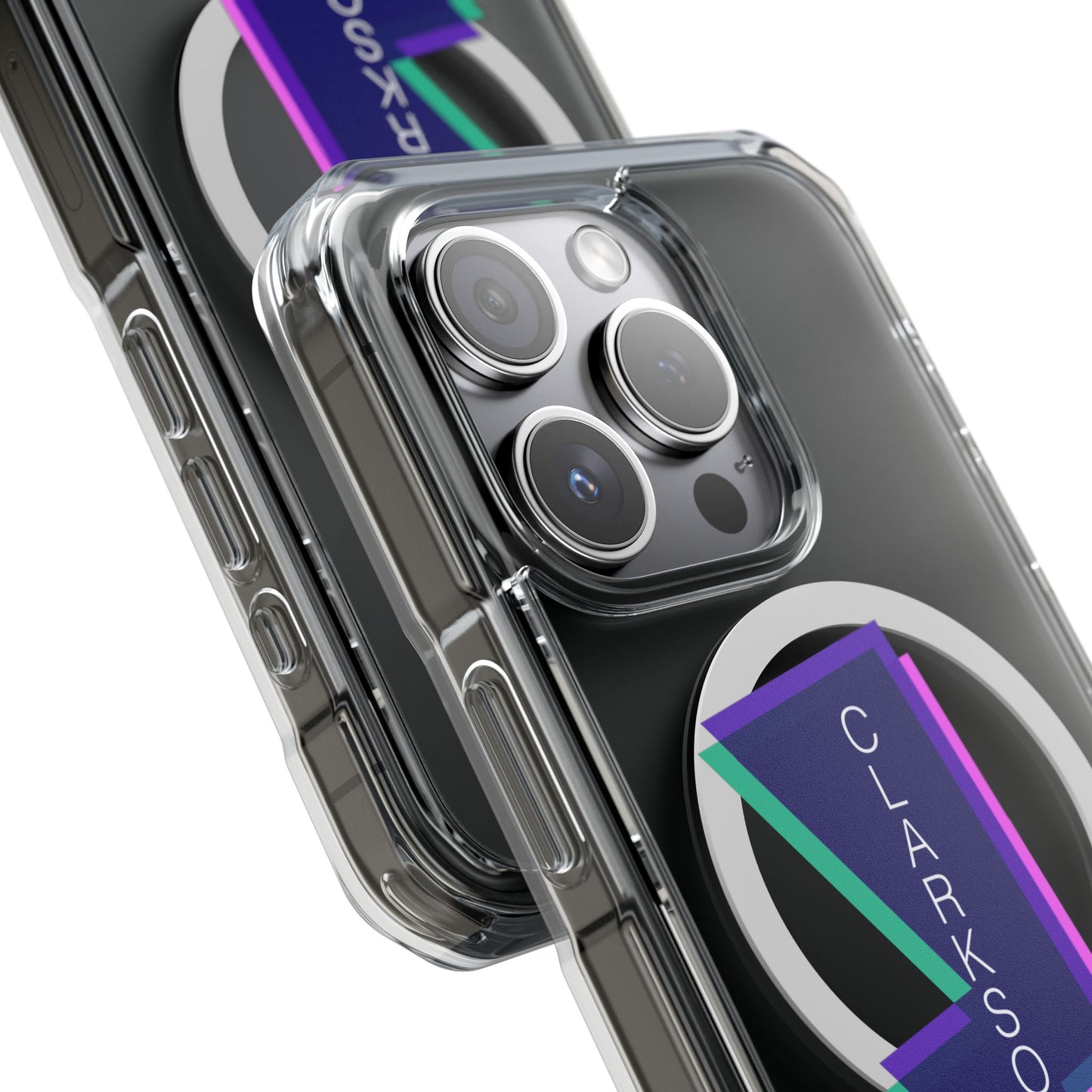 Neon Bolt Energy Magnetic clear Impact Case