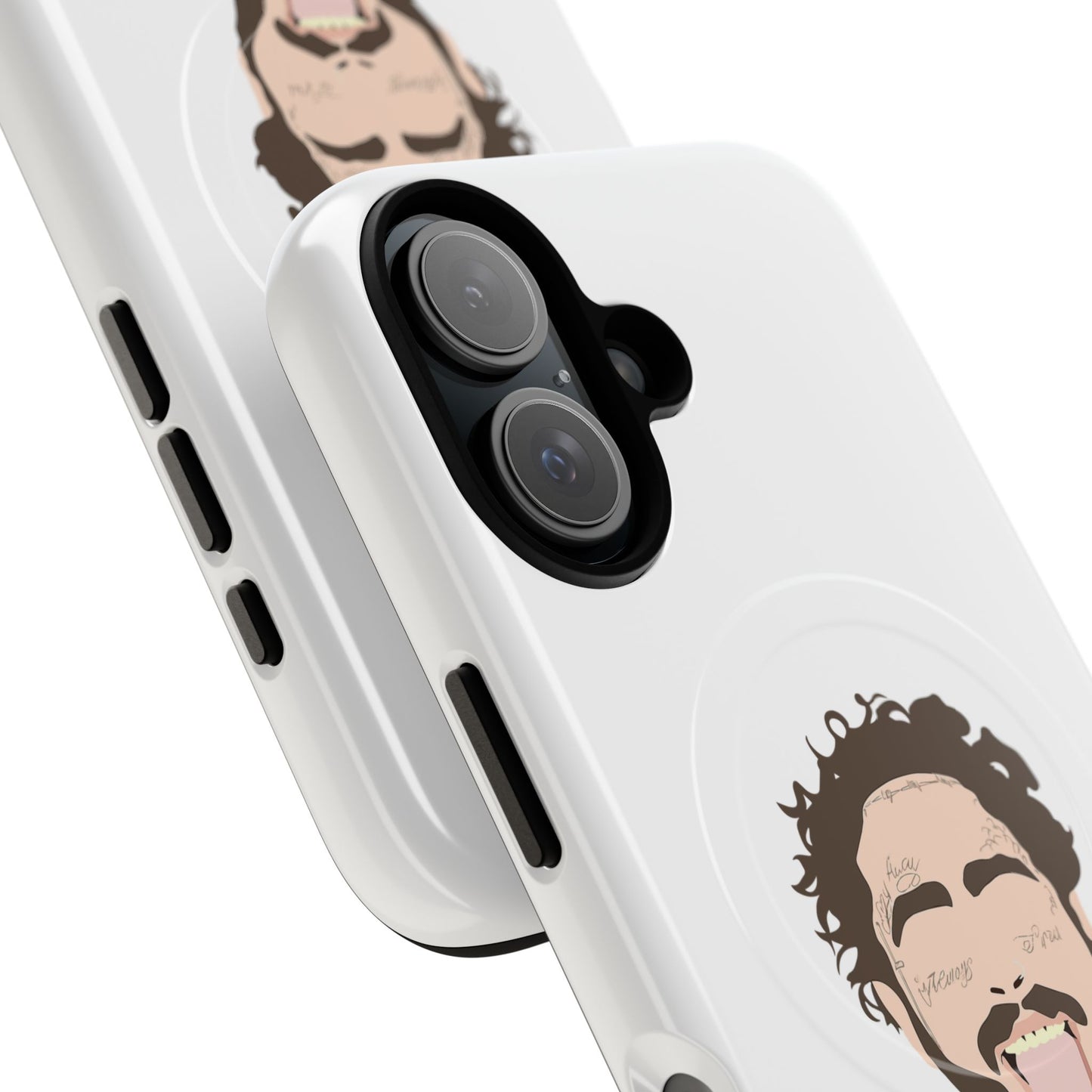 Minimalist Tongue Out Cartoon Face Tough Magnetic Case