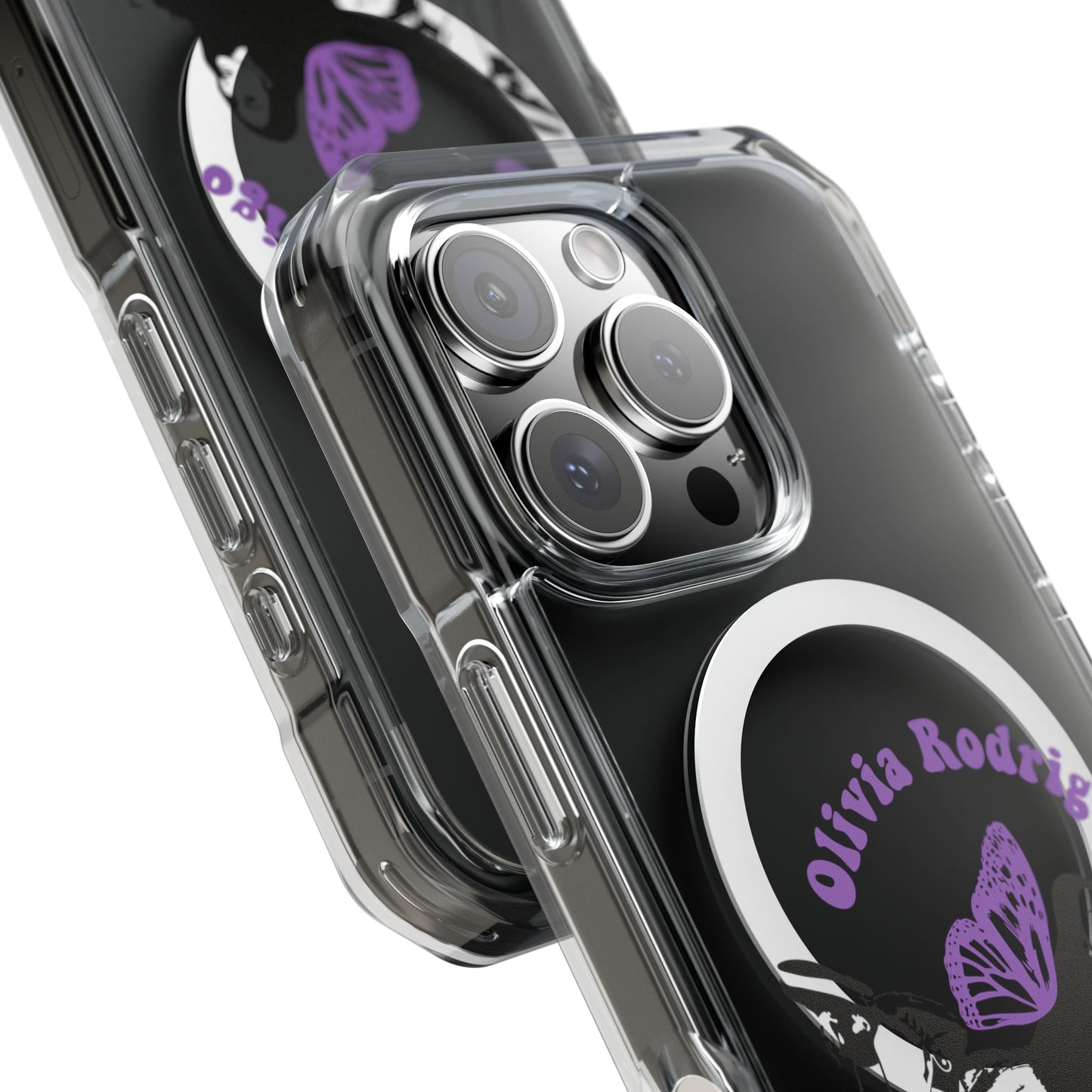 Olivia Rodrigo Butterfly Arc Magnetic Clear Impact Case