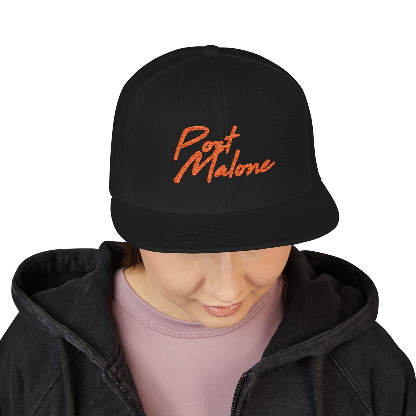 Snapback (Embroidery) – Post Malone Name Design