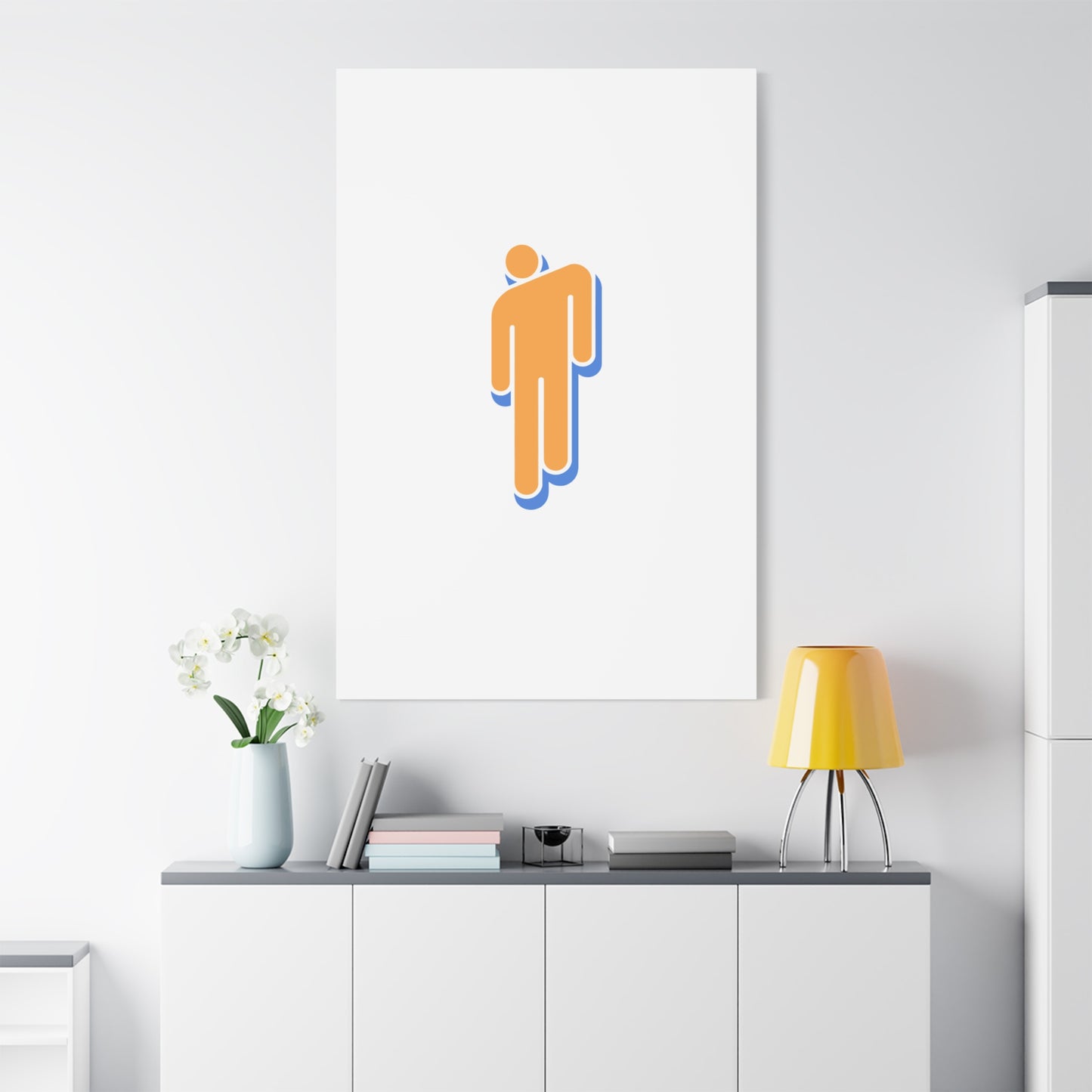 Walk Alone Icon Matte Canvas