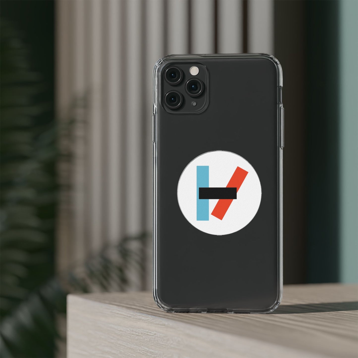 Circle Flame Clear Case