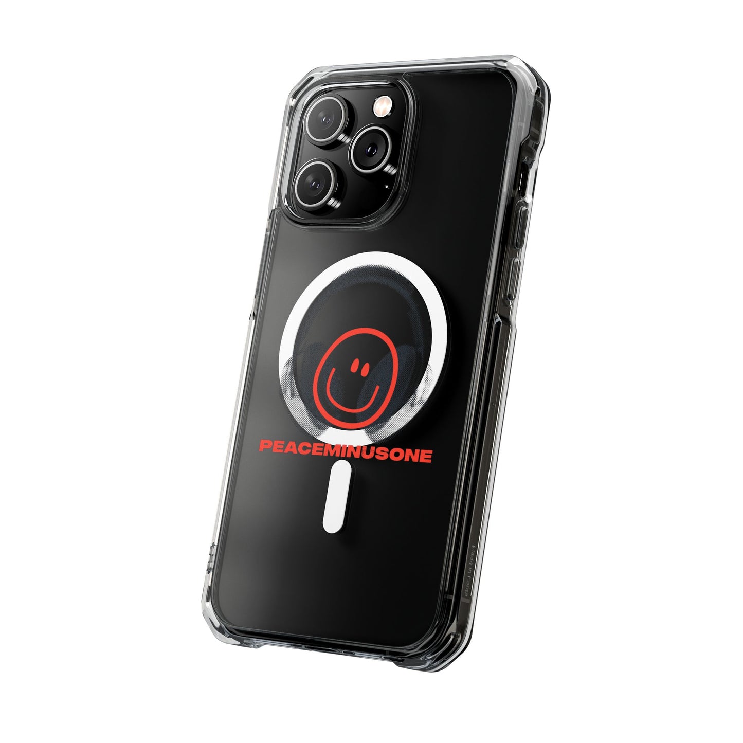 Smiley Beats Graphic Magnetic Clear Impact Case