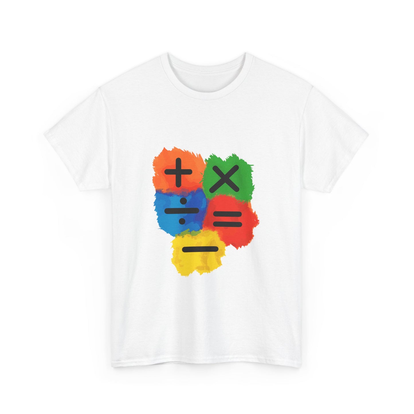 Orange Equals Symbol Unisex Heavy Cotton Tee