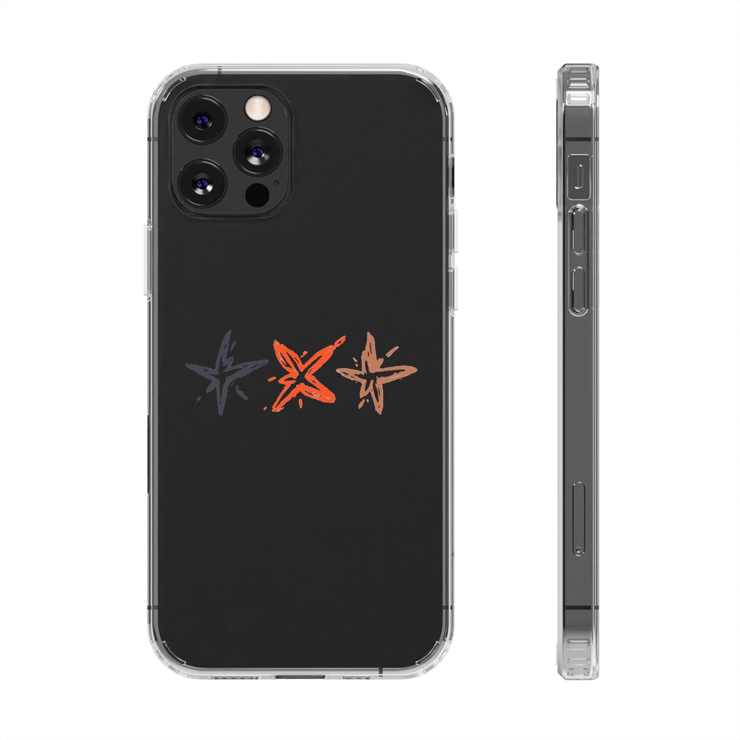 Starlit Threads Clear Cases