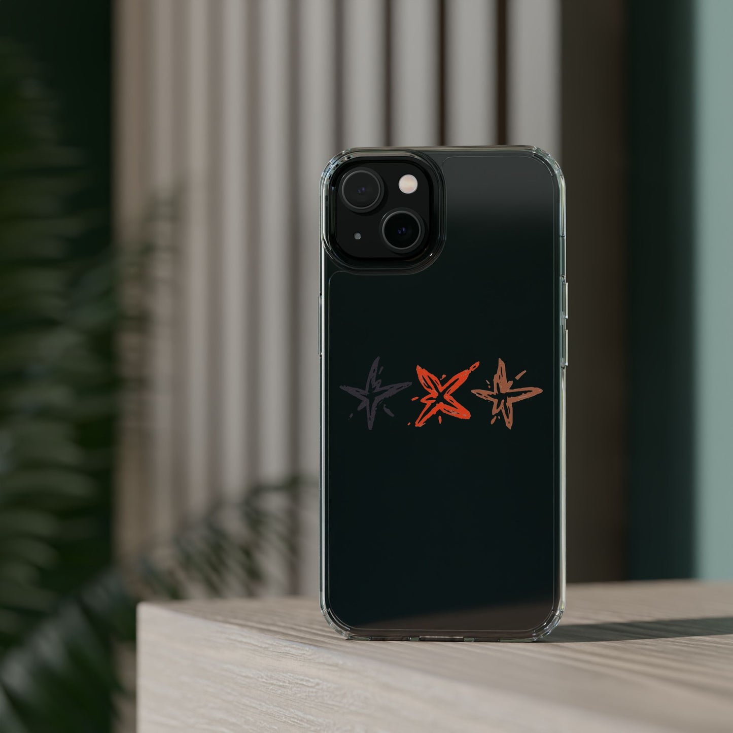 Starlit Threads Clear Cases