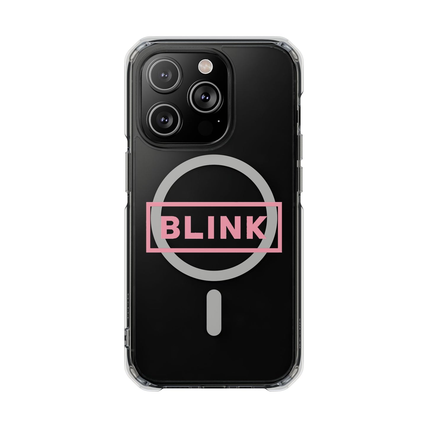 Minimal BLINK Logo - Magnetic Clear Impact Case