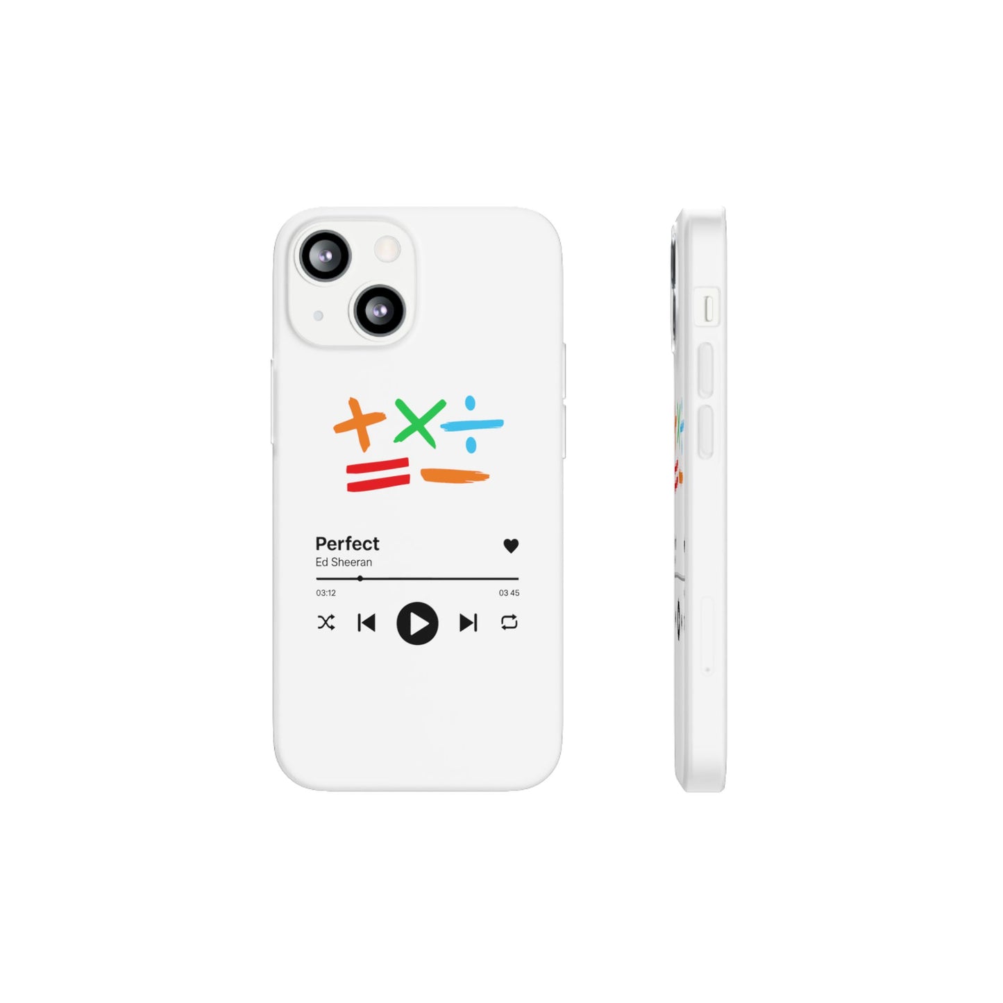 Flexi Case – Ed Sheeran Music Design (iPhone X–16 Pro Max)