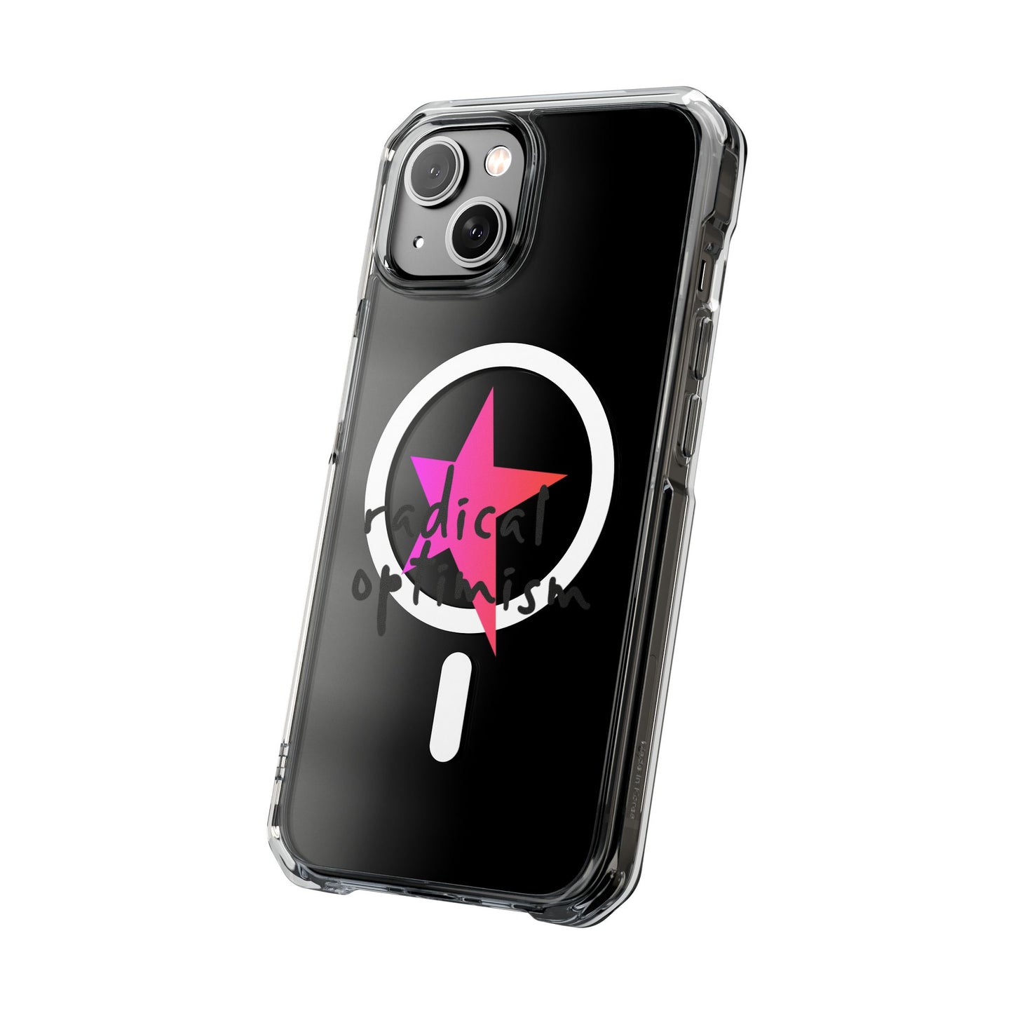 Flame Script Statement Magnetic Clear Impact case